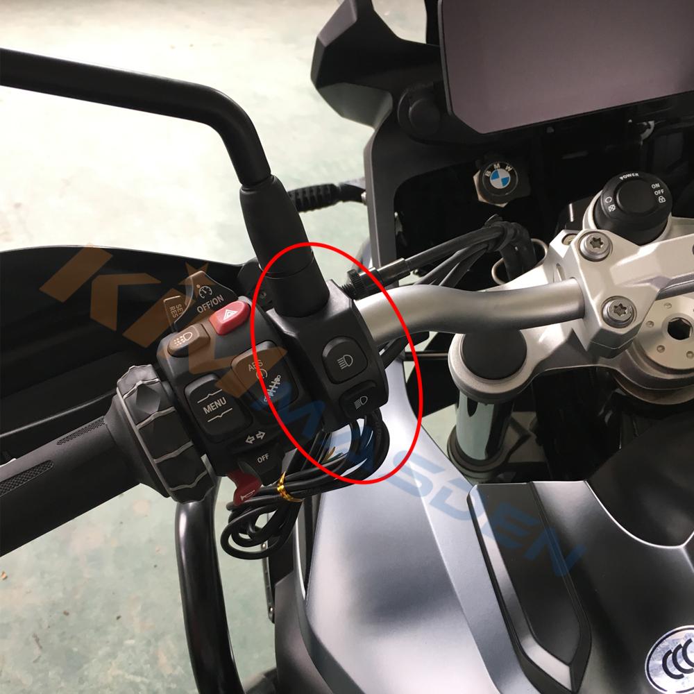 Handle switch controller handle button button For BMW R1200GS R1200 GS ADV / Adventure LED Fog Lights Wiring Harness Switch On