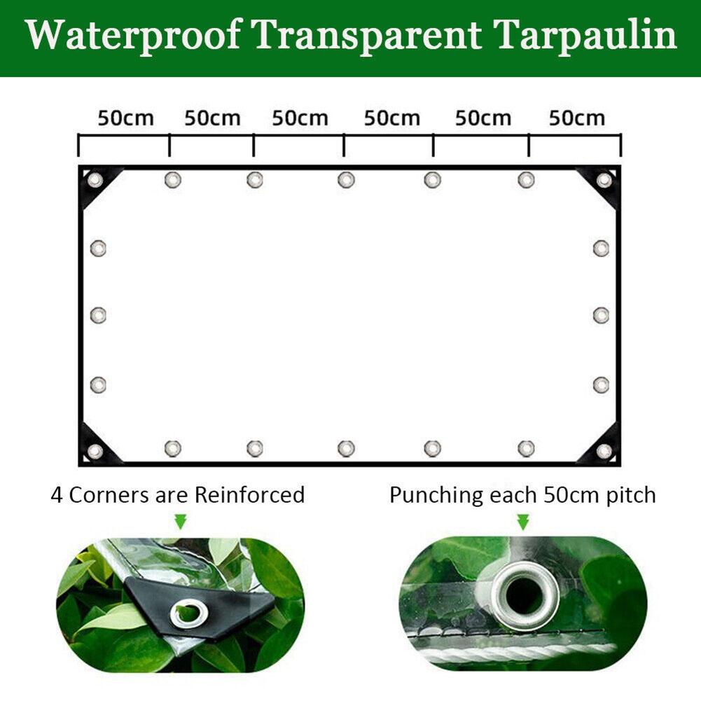 Transparent Tent Transparent Tarpaulin With Grommets