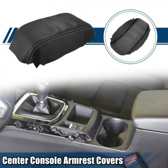 Car Center Console Armrest Covers for Nissan Pathfinder 2005-2012 Black Gray