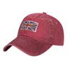 UK National Flag Country Snapback Cap Denim Cap Adult Unisex Four Seasons Hats for Women Cap for Men Hats One Size