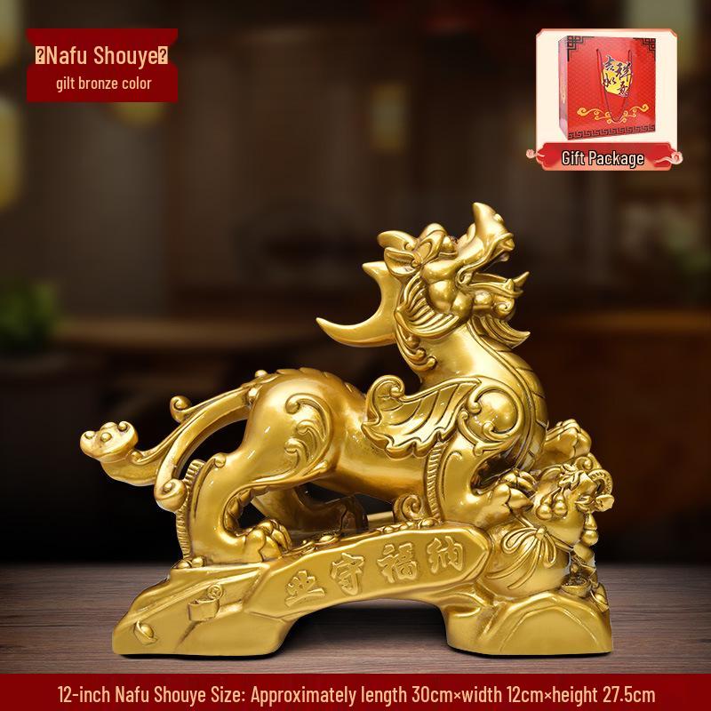 Prosperous Wealth Pixiu Ornaments: Fortune-Building Gifts for Shop Openings & Housewarmings