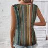 Canottiere Geometriche Stampate in 3D per Donna Allenamento Yoga Palestra Magliette Sportive Estive Stampate Taglie Forti Canotte