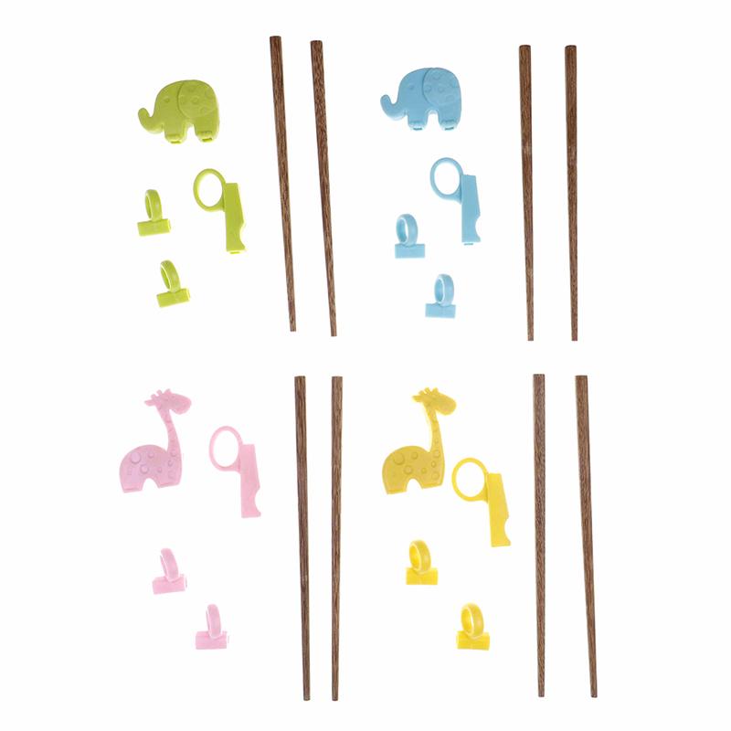 1 paar/Box Baby Ausbildung Stäbchen Kinder Holz Lernen Wiederverwendbare Stäbchen