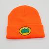 Women's Frog Embroidery Knit Beanie - European & American Hip-Hop Style