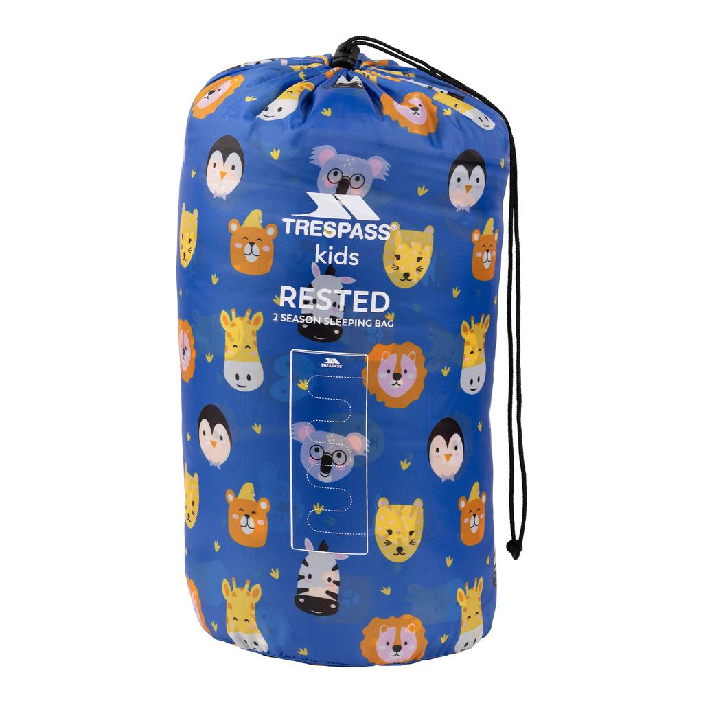 Childrens/Kids Animal Print 2 Season Sleeping Bag
