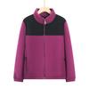 Middle Aged Elderly Women's Autumn Winter Thickened Fleece Cardigan Sweater Jacket Mother Wear Casual Plus Velvet Warm