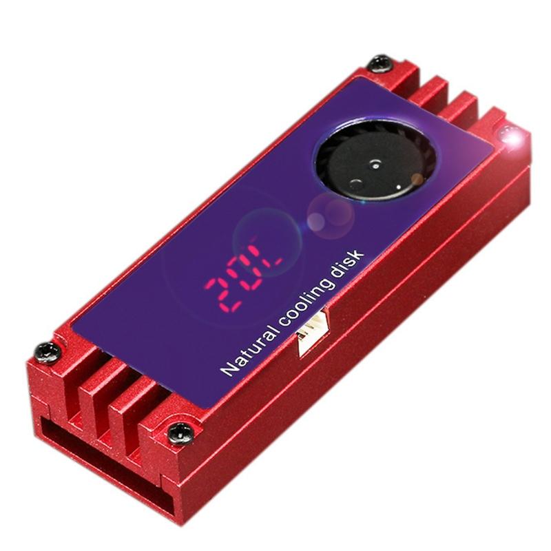 

M.2 SSD NVMe радиатор радиатор 2280 22110 жесткий диск алюминиевый радиатор с термопрокладкой для теплового излучения красный