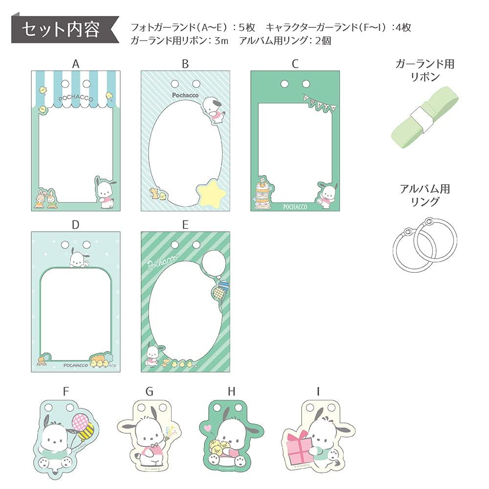 Álbum Guirlanda Tamanho L Personagens Sanrio Pochacco