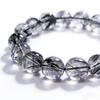 [POWERTONE] Black Rutile Quartz Bracelet [One-of-a-kind] Completely Natural Crystal, Elegant, Carefully Selected, Beautiful, Highly Transparent, Good