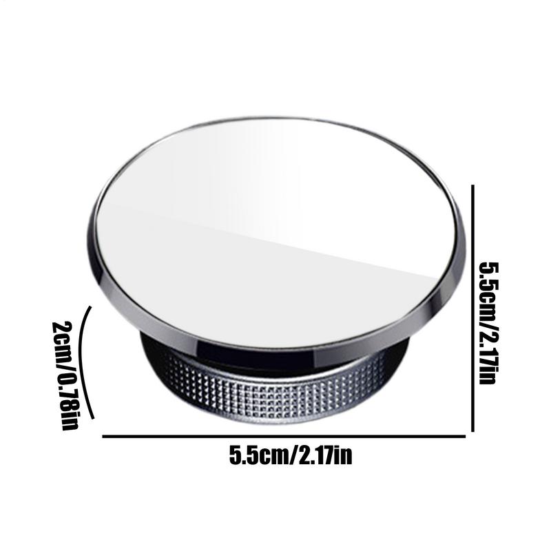 Convex Mirror Car 2 Pieces Wide Angle Side Rearview Mirror 360 Degree Adjustable Suction Cup Auxiliary Exterior Automotive