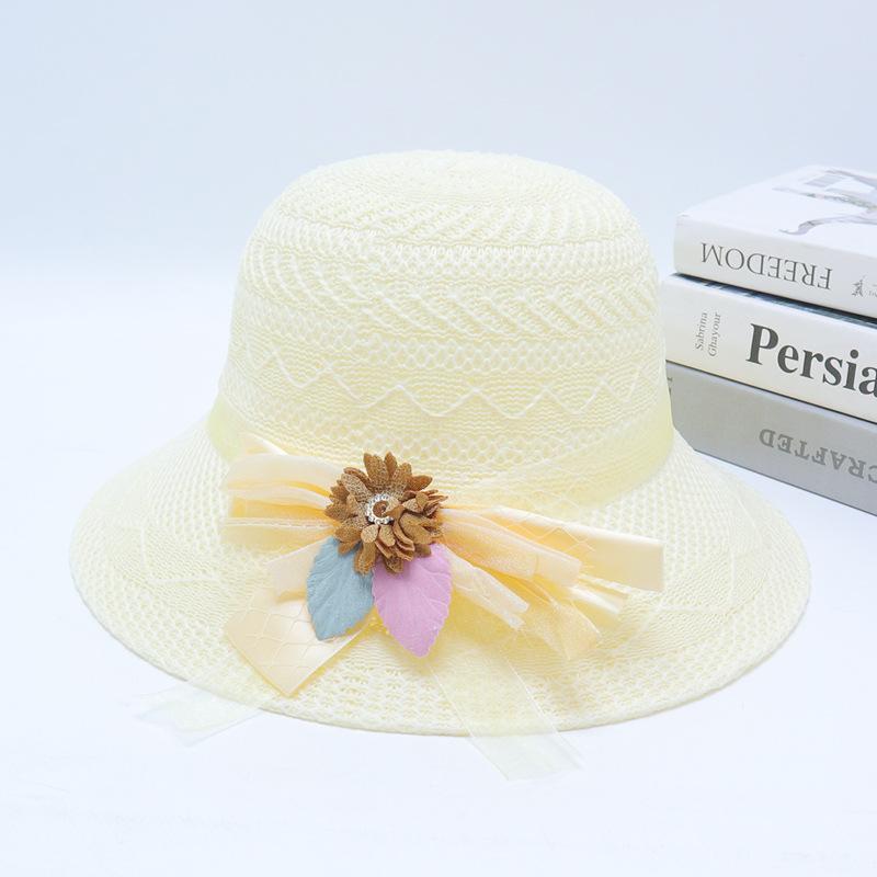 Straw Straw Hat Women's Big Eaves Beach Hat Summer Shading Sun Hat Outdoor Travel Seaside Spring and Autumn Versatile
