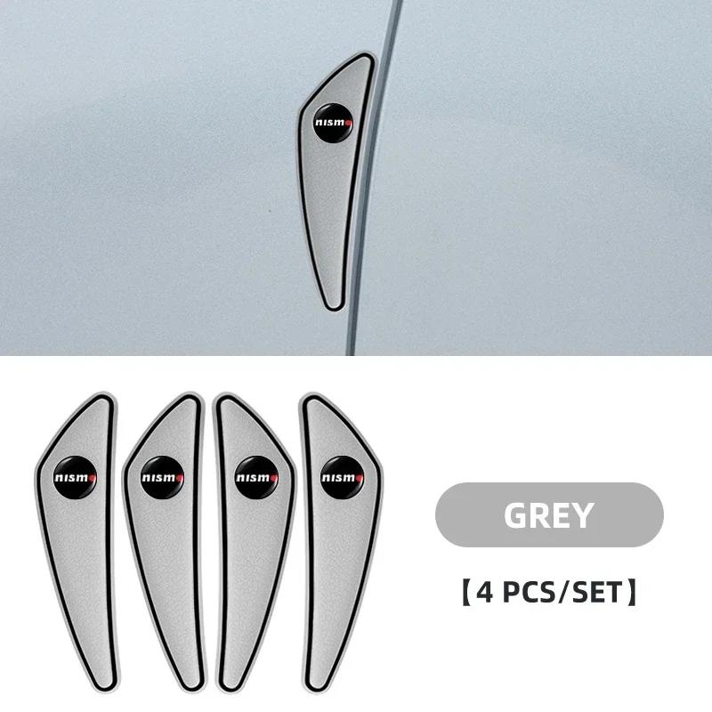 

4pcs Car Body Bumper Antis-scratch Anti-collision Rubber Strips For Nissan Nismo Tiida Teana GTR Juke Versa Almera Accessories