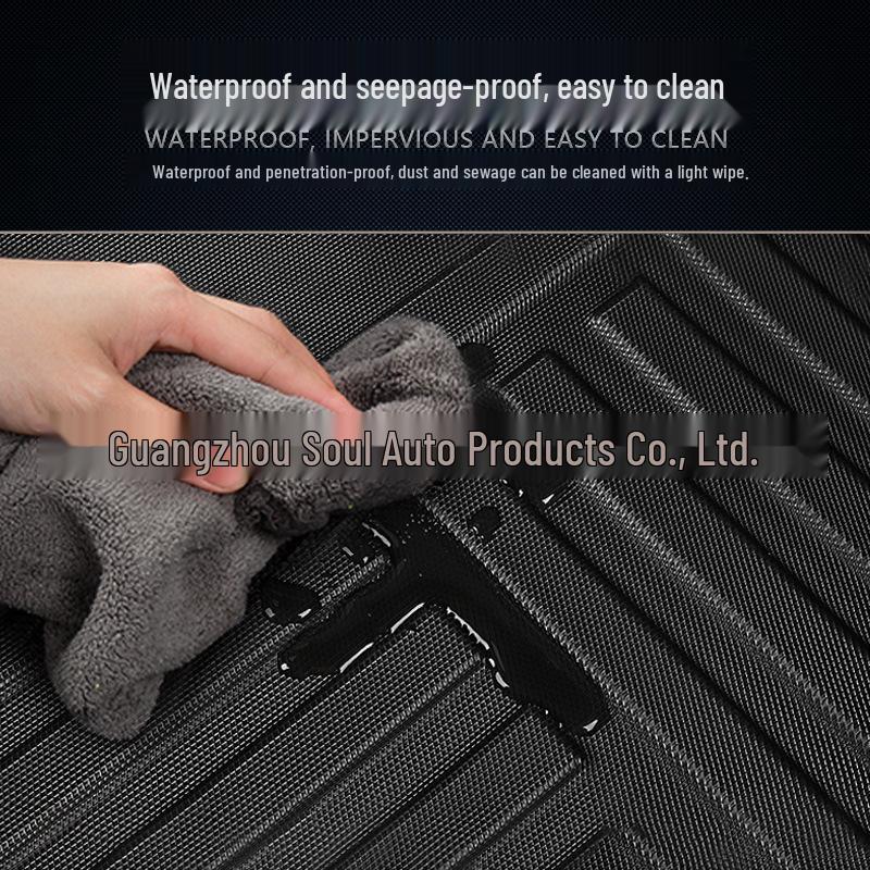 Eco-Friendly Waterproof TPE Trunk Mat for 2021 Kia Carnival (4th Gen)