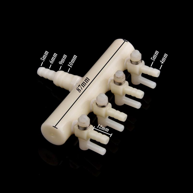 2/3/4/5/6Way Aquarium Air Pump Hose Splitter Oxygen Pipe Distributor Fish Tank Aeration Tube Air Flow Control Valve Accessories
