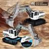 1/24 2.4G Rc 11Ch Alloy Excavator With Lights Music Remote Control Engineering Transport Dump Truck Kids Toys Christmas Gifts