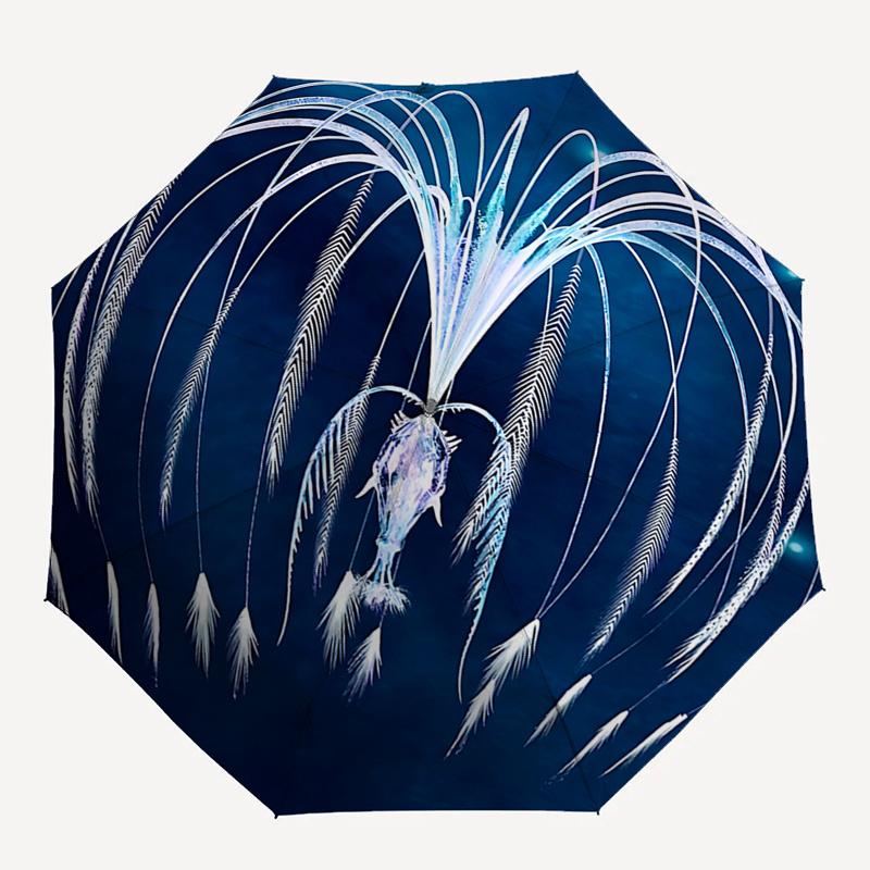 Avatar Automatic Opening/Closing Umbrella with 3 Fold Design and 8 Bone Iron Frame Perfect for Fans, Travelers, and Daily Use0161b