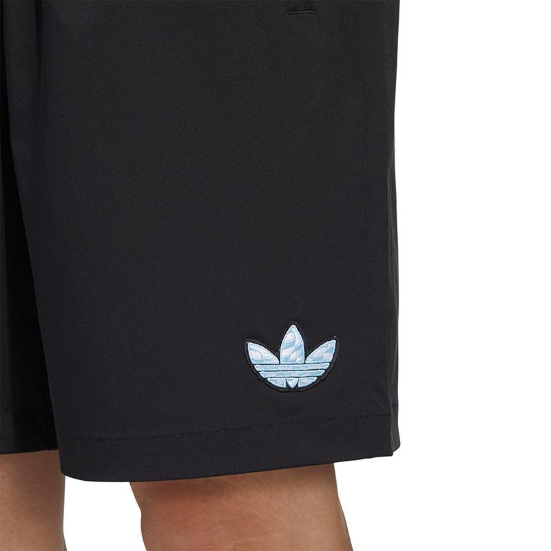 Adidas Originals Trefoil Solid Logo Casual Shorts Men Bottoms Black HM8031