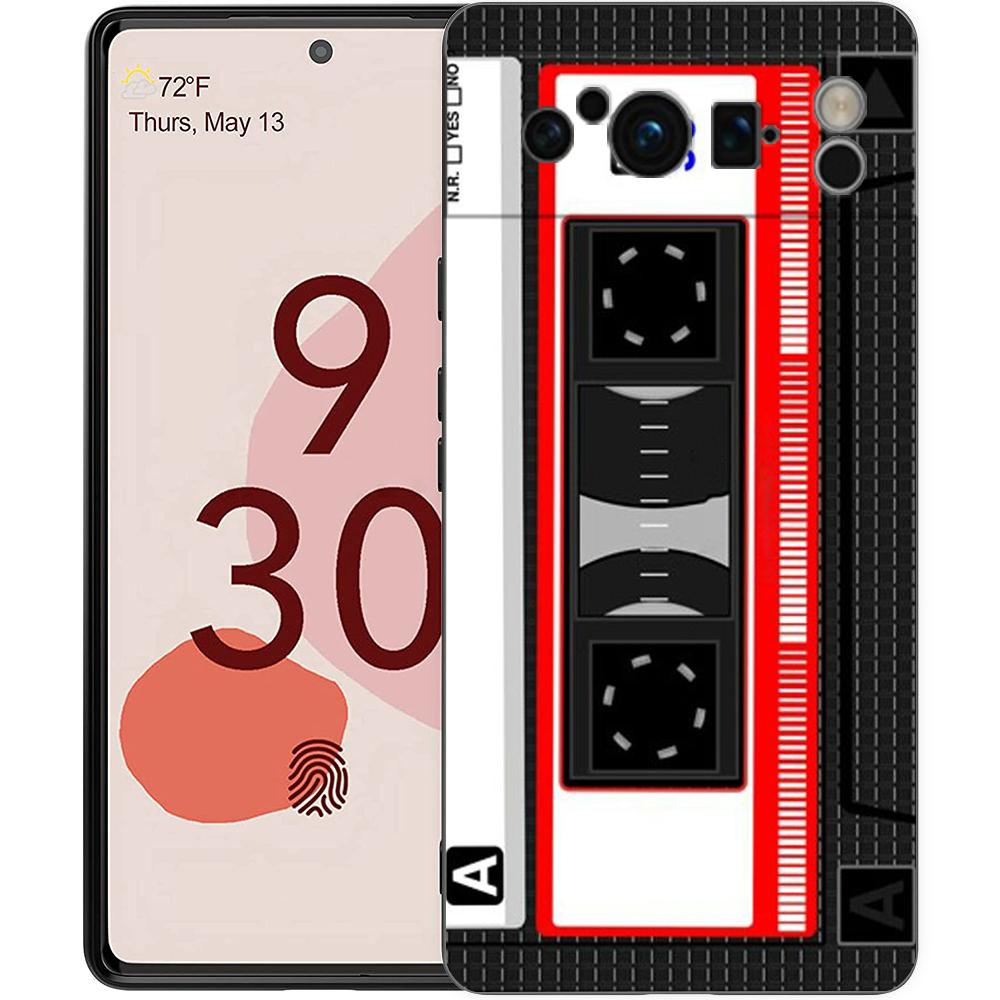 

Vintage Cassette Tape Retro Style Phone Case Cover for Google Pixel 8 7 6 7A 6A Pro 5G Shockproof Silicone Soft 8 Pro 5G Shell Pixel 7 Pro 5G