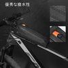 ROCKBROS Frame Bag, Bicycle Top Tube Bag, Waterproof Saddle Bag, 2.5L, Wear-Resistant, Cycle Bag, Road Bike Frame Saddle Bag, Easy Installation