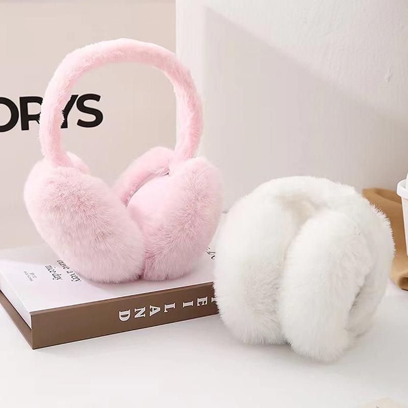 Solid Soft Plush Ear Keep Warmer Winter Earmuffs For Women Men Outdoor Earflap Protection Ear-Muffs Ear Cover