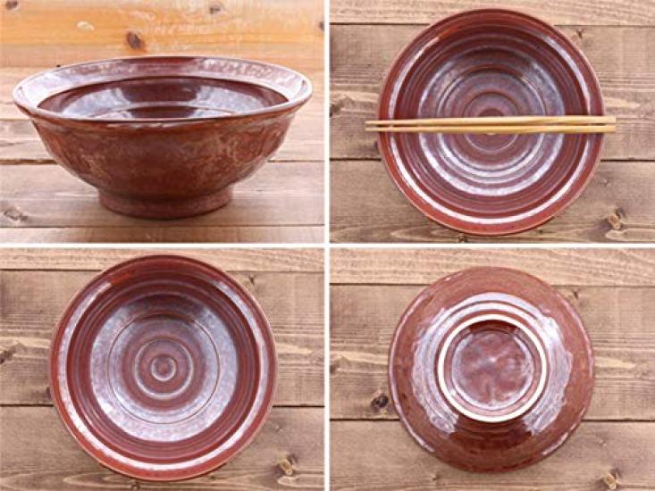 Veselă East iron red 6,8 inci castron ramen vesela japoneza cu tăiței castron ramen castron mare