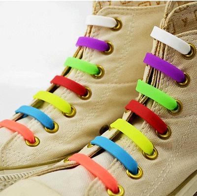 Lacci per scarpe elastici in gomma senza cravatta Sneaker Lacci per scarpe per adulti Lacci per scarpe da corsa Lacci per scarpe da ginnastica