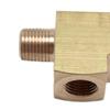 Universeller Messing-Öldrucksensor-T-Stück-Adapter M10x1mm Metrisches Fitting für Fahrzeug-Ölschalter-Anzeiger Zubehör