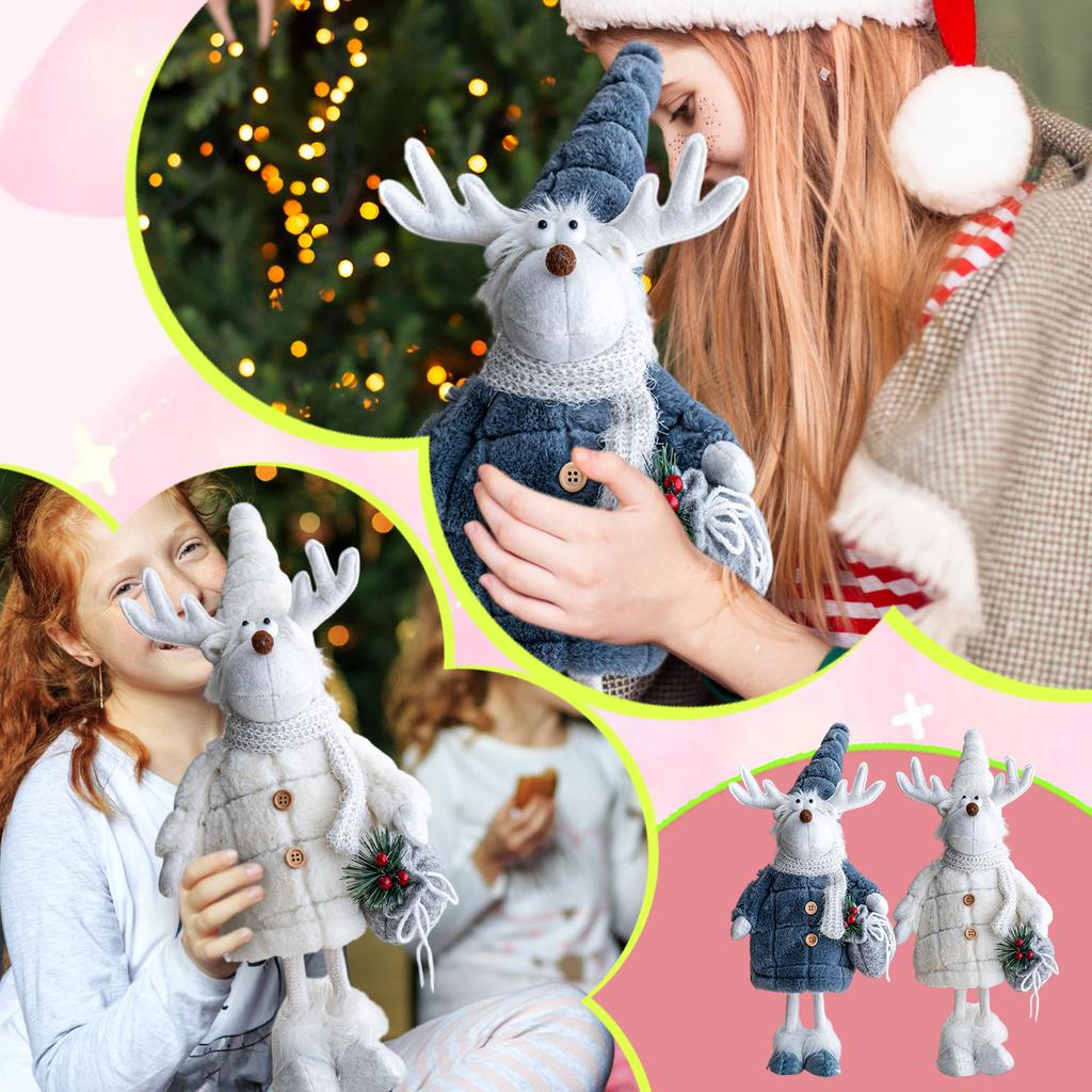 Christmas Elk Figurine, Gift To Family And Friends