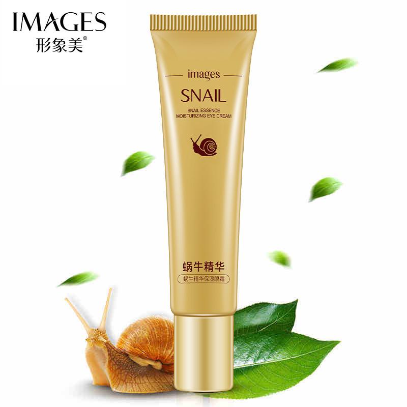 Snail Extract and Eye Bag Hyaluronic Acid Eye Cream Remove Dark Circles Facial Care