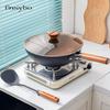 FINSYBO Nitrided Iron Wok with Spatula Set