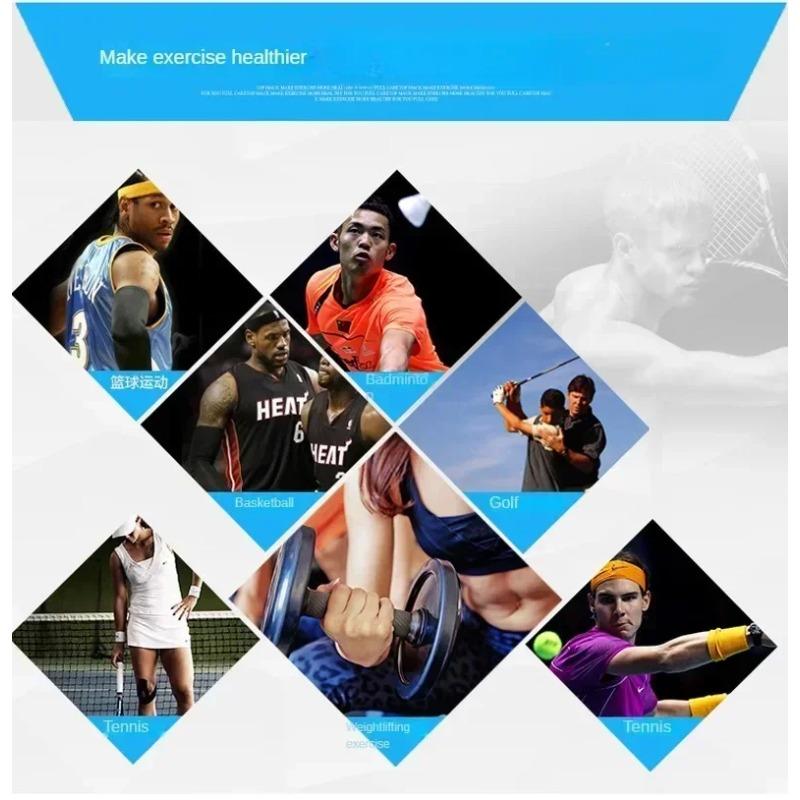 1pc Fitness Knitted Wristband Sports Sweatband Hand Band Sweat Wrist Support Brace Wrap Guards for Gym Basketball Weight Lifting