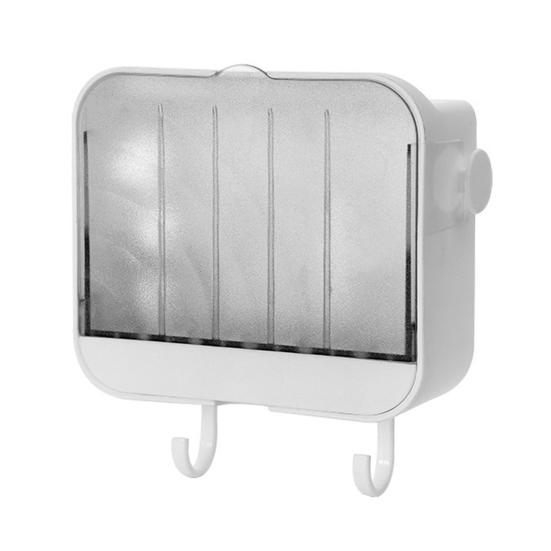 Premium Free Punch Durable Sturdy Soap Dish Draining Rack Holder Gadget Soap Dish