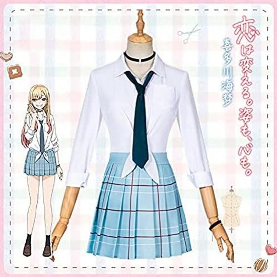 Formemory That dress-up doll falls love Cosplay Kitagawa Maimu costume uniform set necktie tools accessories included Kisekoi event anime disguise