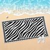 Color Blocking Diagonal Stripe Splicing Beach Towel, Ultra-fine Fiber Absorbent Bath Towel, Swimming Pool Special Large Towel