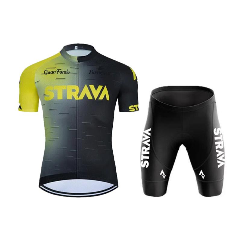 Cyklistický dres Tour De France Krátký rukáv Set Horská silniční cyklistika Vlhkost odvádějící Horní díl 2026 Léto Prodyšný Cyklistický dres Set