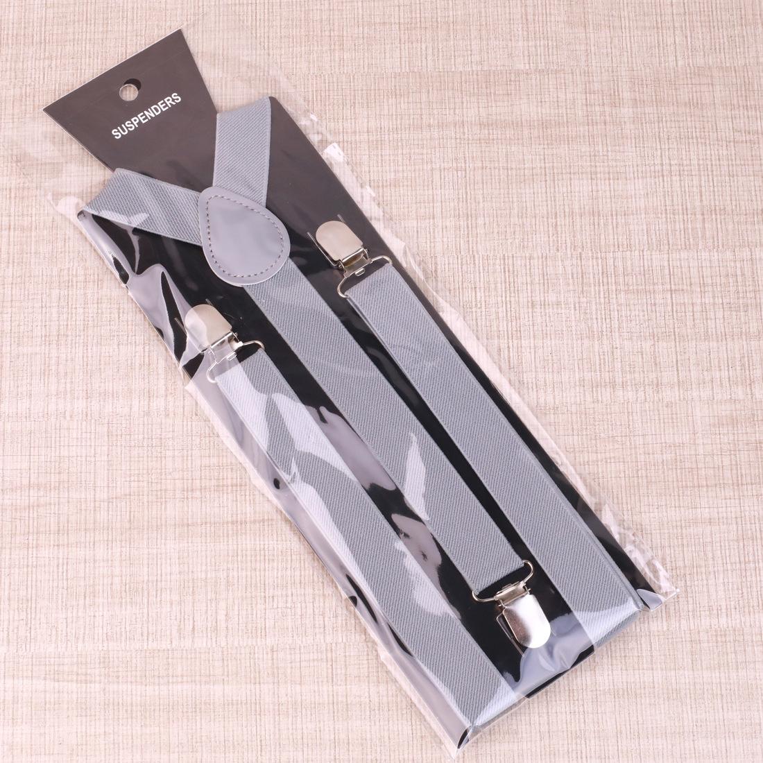 

Взрослый глянцевый пояс с 3 клипсами, однотонный, подтяжки, мужской и женский универсальный ремень с 3 клипсами, эластичный ремень-клипса светло-серый