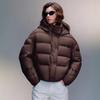 Chuyu Damen Kapuzenjacke Ultraweich Puffer Daunenjacke