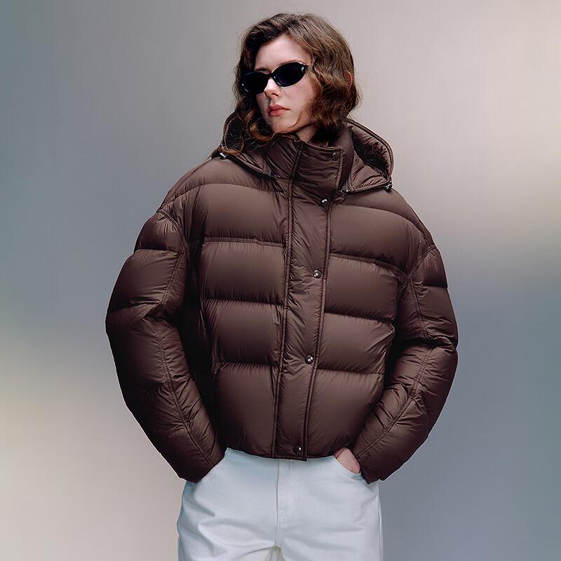 Chuyu Damen Kapuzenjacke Ultraweich Puffer Daunenjacke
