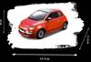 Bburago Fiat 500 Diecast Auto Maßstab FIAT NUOVA 2007 1/32 (rot) [Gebraucht]