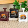 1/12 Doll House Fireplaces Lamp with Life like Flickering LED Flame Effect Scene Display Accessory Minaiture Furniture