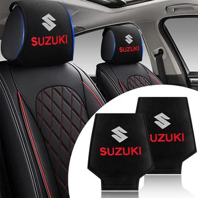 1 stuks Auto Stoelrug Hoofdsteun Kussen Stofdichte Hoes voor Jimny Samurai S-Cross SX4 GW250 Swift XL-7 ALTO IGNIS Accessoires