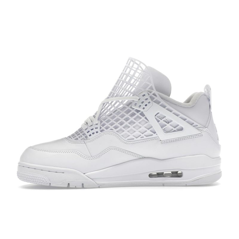 Air Jordan 4 Retro Net - White Women Sneakers Phantom Metallic-Gold FN7251-107