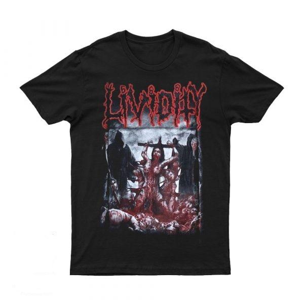 2025 New LIVIDITY - DISMEMBERING Printed Unisex Street Fashion Trend Short Sleeved Pure Cotton Round