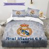 Madrid Pattern Bedding Home Decoration Birthday Gift (1 * duvet cover + 2 * pillowcase, without core)