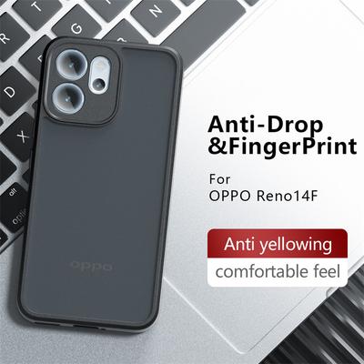 Průsvitné matné pouzdro pro Oppo Reno 14 FS Nárazuvzdorný matný zadní kryt pro Oppo Reno 14 FS Pouzdro Reno14F pro Oppo Reno 14 FS Pouzdro