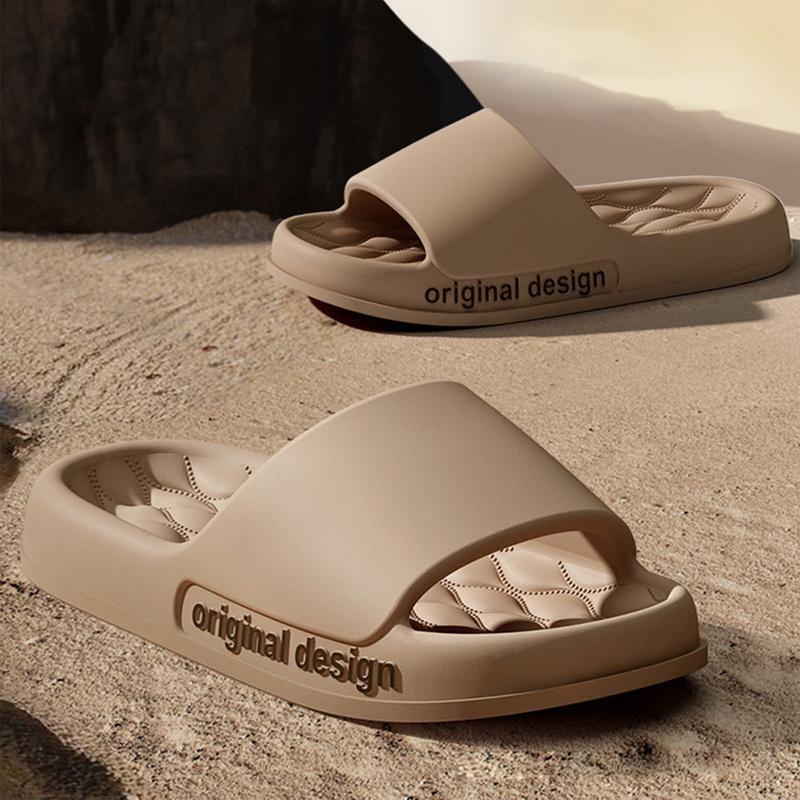 Women Korean Style EVA Cloud Slides Thick Platform Soft Sole Non Slip Home Summer Beach Flip Flops Slippers Sandals