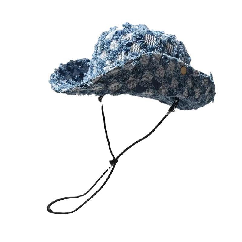 Japanese Retro Hot Girl Styling Fisherman Hat Women Retro Western Cowboy Hat Outdoor Sun Hiking Hat Trendy People