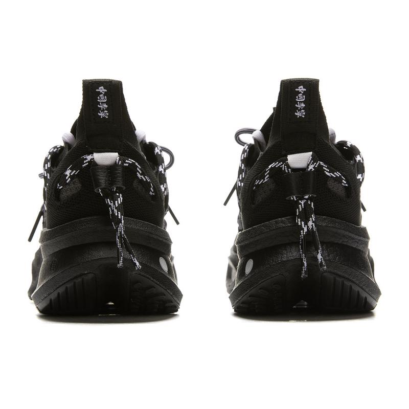 Li Ning Feidian Trail Fashionable Durable Breathable Low-Top Casual Shoes Unisex Casual Shoes Black AZGV047-9