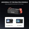 For DJI ACTION 4/5 Pro Sport Camera Magnetic Base Anti-Slip Camera Mount Adapter 1/4" Screw Quick Release Adapter Extension Base