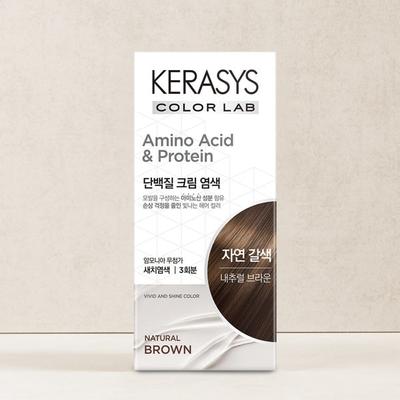 Kerasys Protein Creme Färbung (Natürliches Braun)